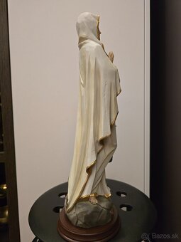 Madona drevena socha polychromaticka uprava - 5