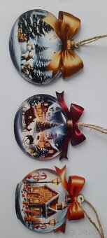 Vianočné drevené ozdoby - 5