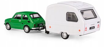 Fiat 126 + Niewiadow N250C 1:43 colorfull - 5