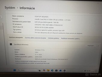 Predám Lenovo ThinkPad L470 v plne funkčnom stave. - 5
