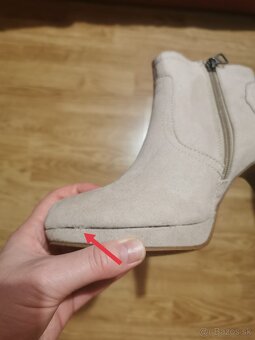 Bezove kotnikove cizmy - 5