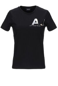 Armani Jeans tričko XS čierne - 5