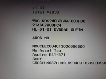 predám základnú dosku z notebooku Acer aspire ES1-571 - 5