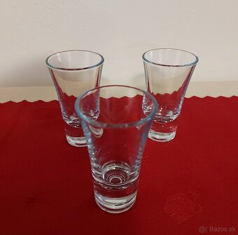 Kvalitné české sklo-štamperlíky, 6 ks 100% stav - 5