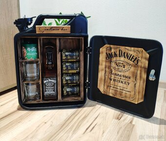 Kanister, minibar, barová skrinka - 5