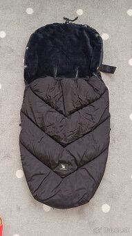 COTTONMOOSE Fusak do kočíka, čiernej farby - 5