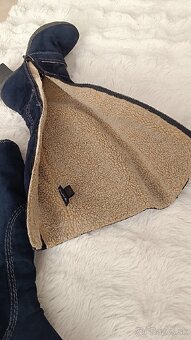 Vysoké zimné čižmy topánky po kolena 37 zateplené - 5