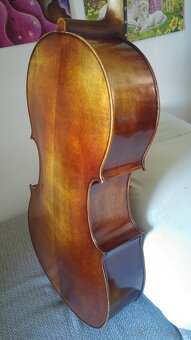 Violončelo (4/4, masív, eben, príslušenstvo) - 5