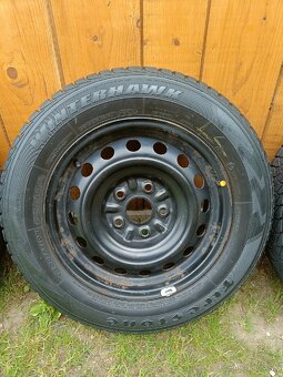 Plechové disky r15 5x114,3 + zimné gumy - 5
