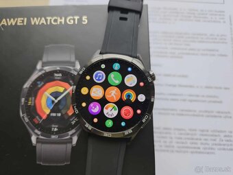 Huawei Watch GT 5 46mm Active Black - cierne,top stav,zaruka - 5