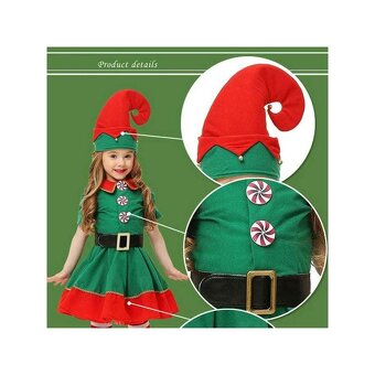 Vianočné oblečenie škriatok/ELF - 5