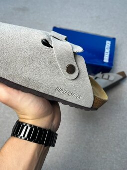 Birkenstock Boston Clog - Grey 38 - 5