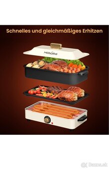 MIHOHO ELEKTRICKÝ GRIL + HORÚCI HRNIEC (HOT-POT) - 5