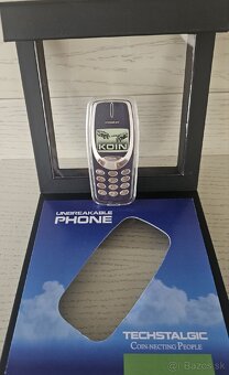 Strieborna minca- telefon Nokia 3310 - 5