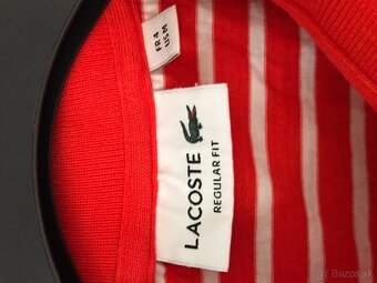 NOVÉ LACOSTE originál pasikave pánske polotricko M/L - 5