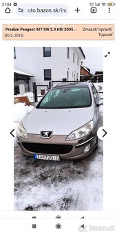 Predám Peugeot 407 Sw - 5