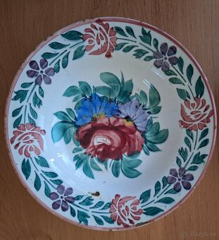 Staré maľované taniere - 5