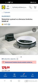🆕Nový 🆕 Robotický vysávač so stieracou funkciou SSWR A1 ⚠️ - 5