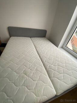 Manzelska calunena postel IKEA Slattum 160x200cm - 5