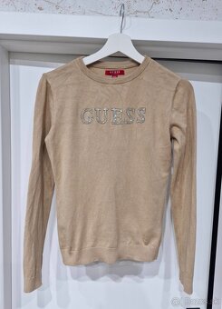 NOVE Guess pleteny monogram sveter XS, S - 5