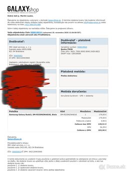 Samsung Galaxy Buds3, SM-R530NZWAEUE, Biela - 5