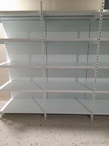 Kovové policové obchodné regále - 5