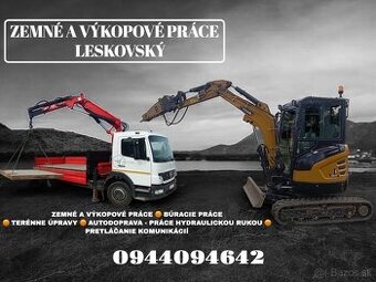 Zemné, výkopové a búracie práce minibagrom - 5