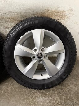 Zimná sada 5x112 R16 , 215/60/16 - Karoq, TRoc, Superb - 5
