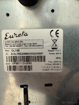 Mlyncek na kávu Eureka Olympus 75e chróm s 2 hoppers - 5