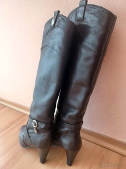 Talianske kožené čižmy - 5