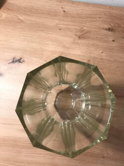 sklenená váza - 8uholníková - 5