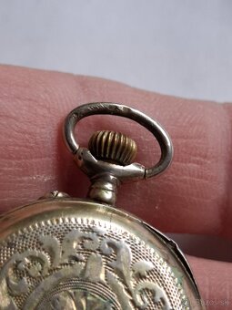 Vreckové hodinky 2 strieborné - 5