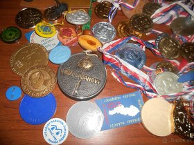 Medaile, trofeje, plakety, sport, pochod, retro - 5