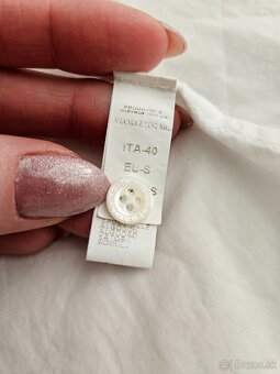 Biela bluzka Ermanno Scervino vel.S - 5