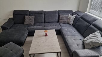Prémiový, kvalitný veľký U gauč, v stave ako nový - 5