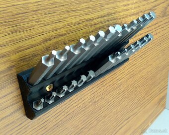 Nástenný držiak pre organizáciu bitov 3/8" (10 mm) - 5