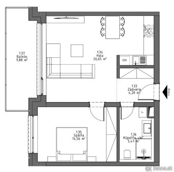PRENÁJOM luxusného bytu v BREZOVINE za 585€ aj s energiami. - 5