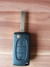 obal kľúča Peugeot/Citroen, autokľúč náhradný - 5