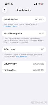 Predám Apple iPhone 16 Pro 128GB White Titanium - 5