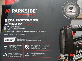 PARKSIDE PERFORMANCE® Aku priamočiara píla PPSTDA 20-Li A1 - 5