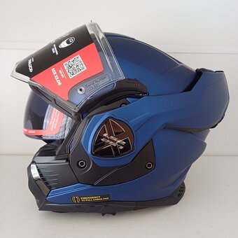 Silniční překlápěcí přilba LS2 ADVANT X Navy Blau - 5