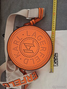 Karl Lagerfeld originál kožená kabelka - 5