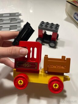 Lego duplo vlak koľajnice 14 kusov - 5
