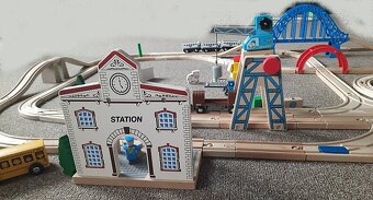 dreveny vlacik, drevena zeleznica, detska zeleznicka - 5