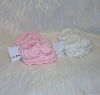 Detské dievčenské topánočky botičky handmade - 5