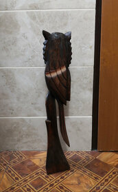 Drevená socha sova - 5