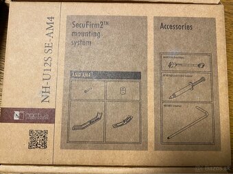 Chladič na procesor: Noctua NH-U12S SE-AM4 + Noctua NF-F12 - 5