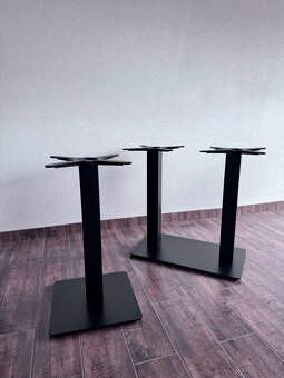 Predám stolové podnože- čierna liatina - 200 ks - NOVE - 5