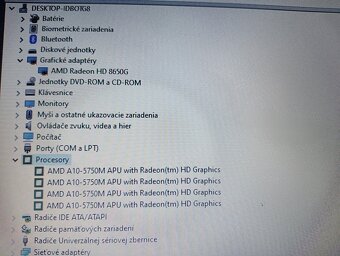 Hp probook 655 g1 , 4-jadro , 256gb ssd , 8gb ram , RS-232 - 5