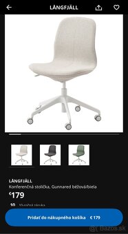 Pohodlna kancelarska stolicka - 5